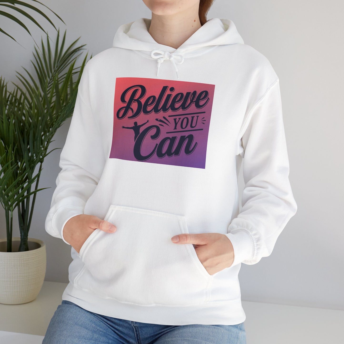 Believe You Can Unisex Heavy Blend™ Hooded Sweatshirt