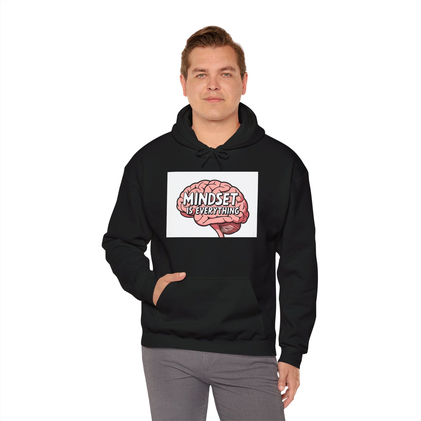 Mindset Is Everything Unisex Heavy Blend™ Hooded Sweatshirt Hoodie Gildan 18500