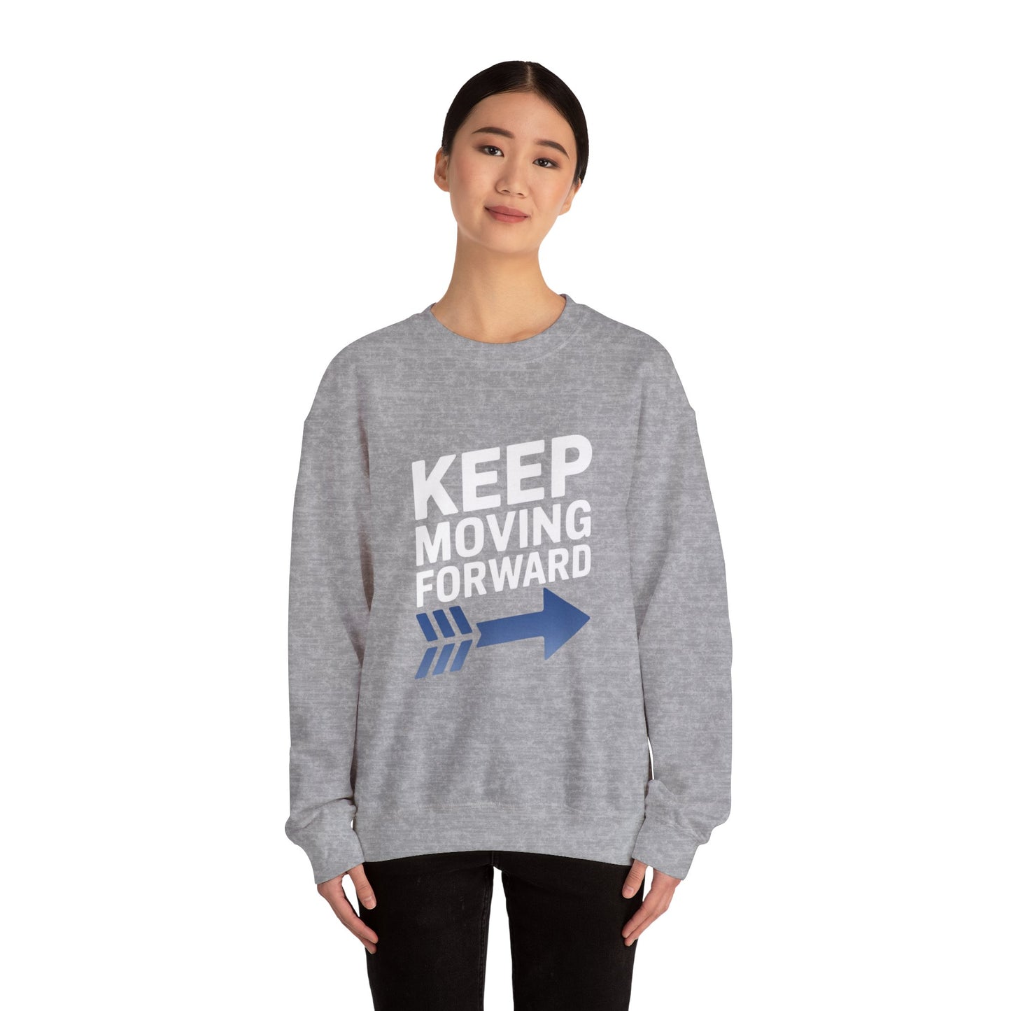 Keep Moving Forward Unisex Heavy Blend™ Crewneck Sweatshirt Gildan 18000