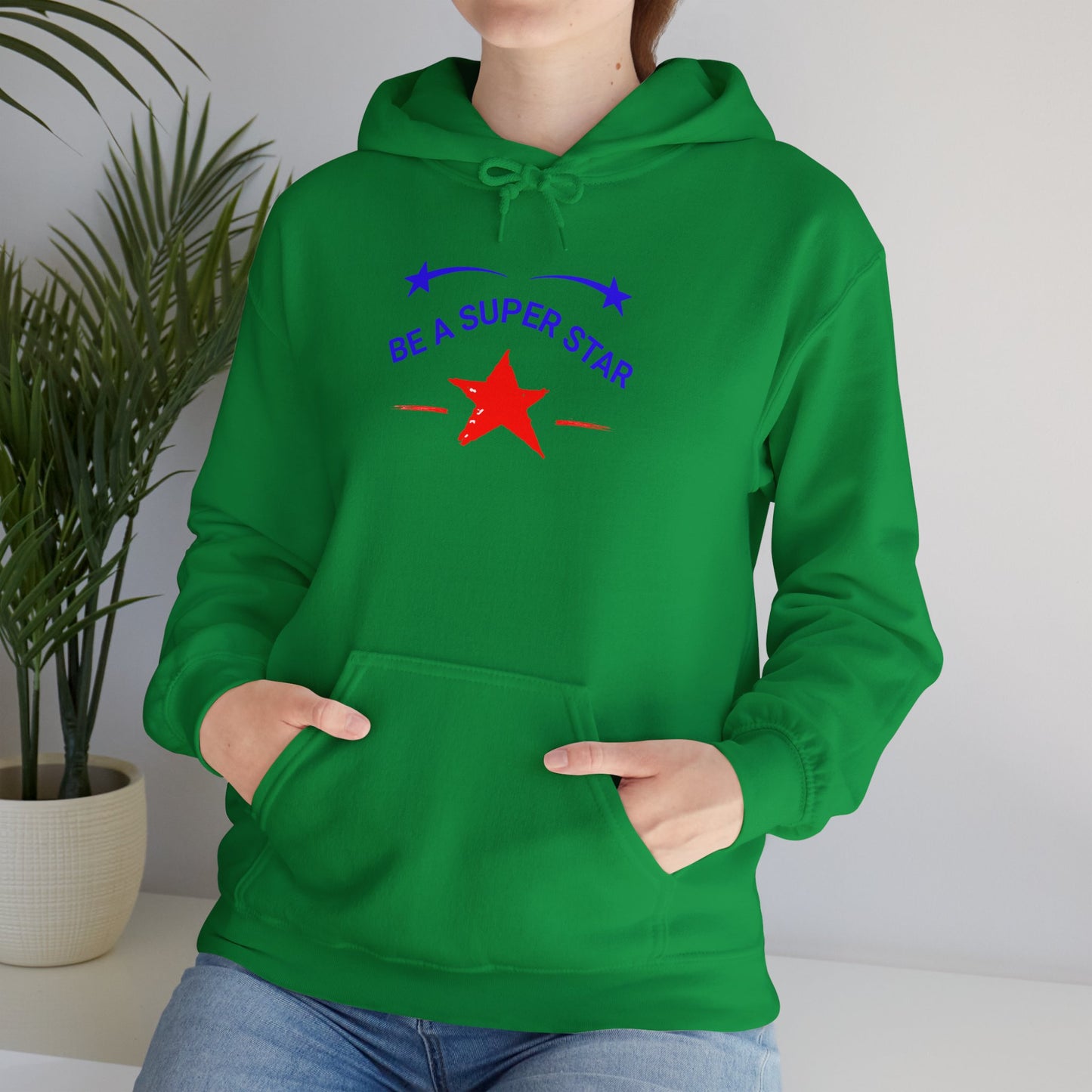 Super Star Hoodie Hooded Sweatshirt Gildan 18500