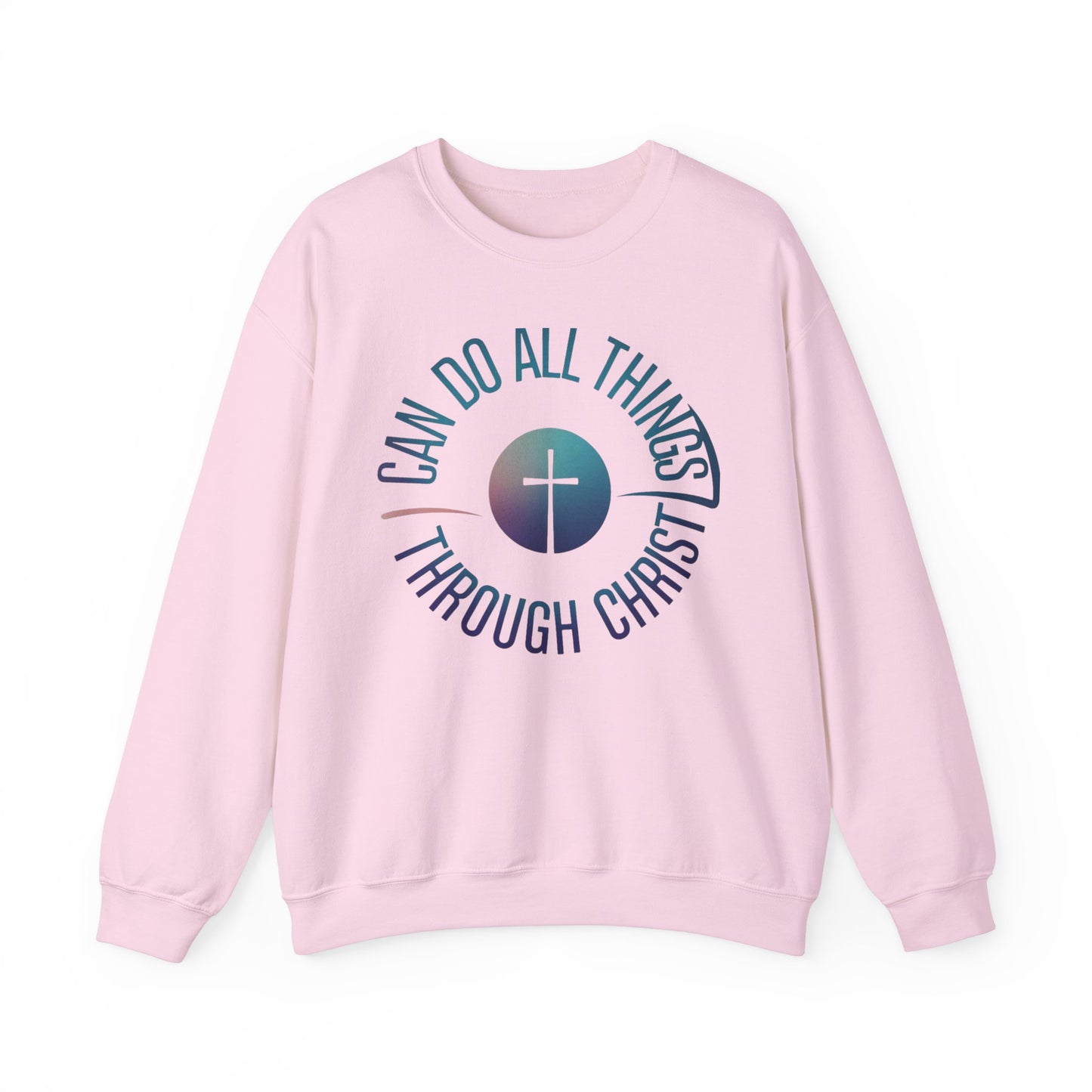 I Can Do All Things Through CHRIST Unisex Heavy Blend™ Crewneck Sweatshirt