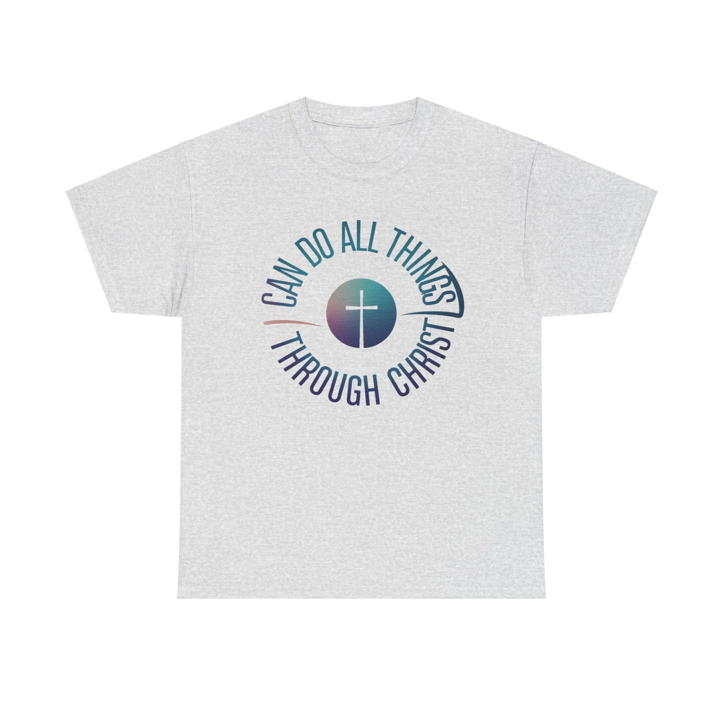 I Can Do All Things Through CHRIST Unisex Heavy Cotton Tee