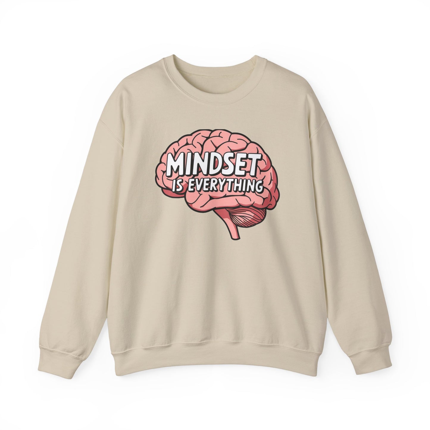 Mind Set Is Everything Unisex Heavy Blend™ Crewneck Sweatshirt Gildan 18000