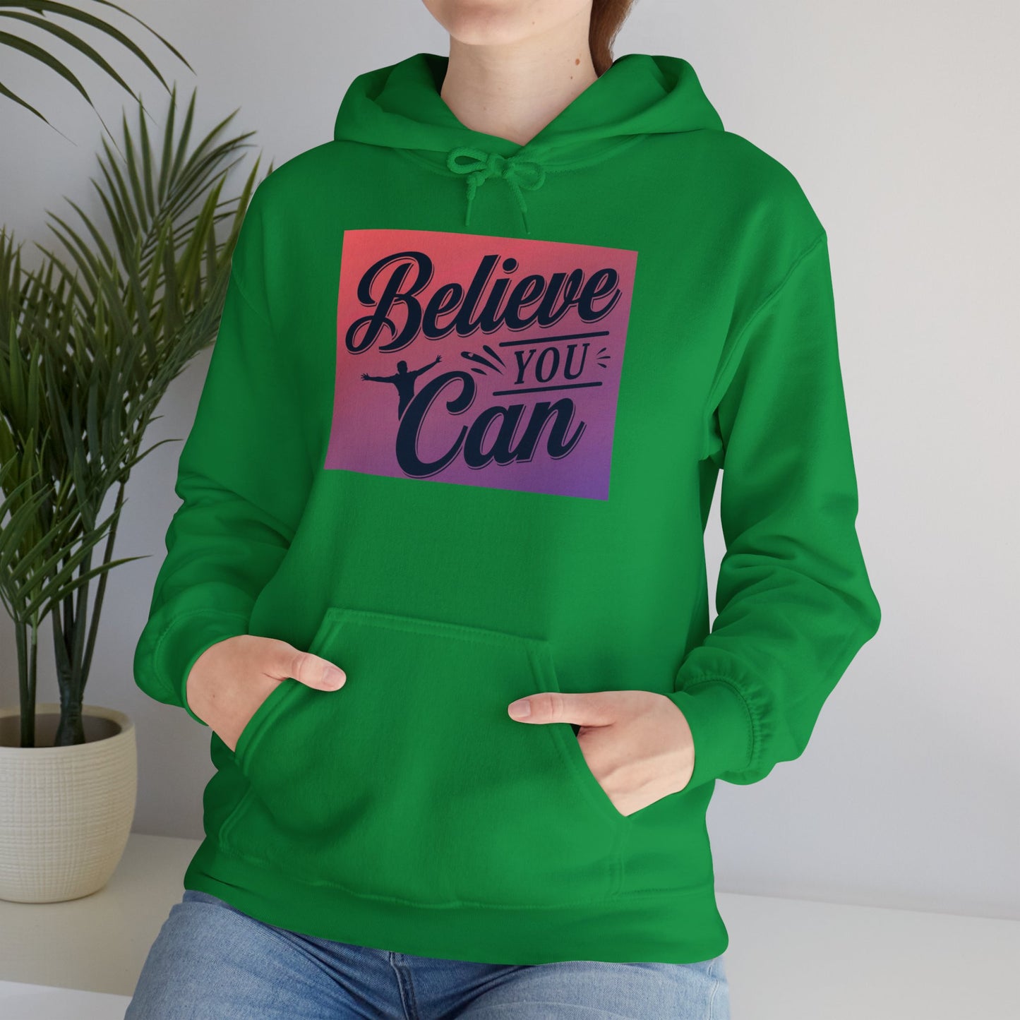 Believe You Can Unisex Heavy Blend™ Hooded Sweatshirt