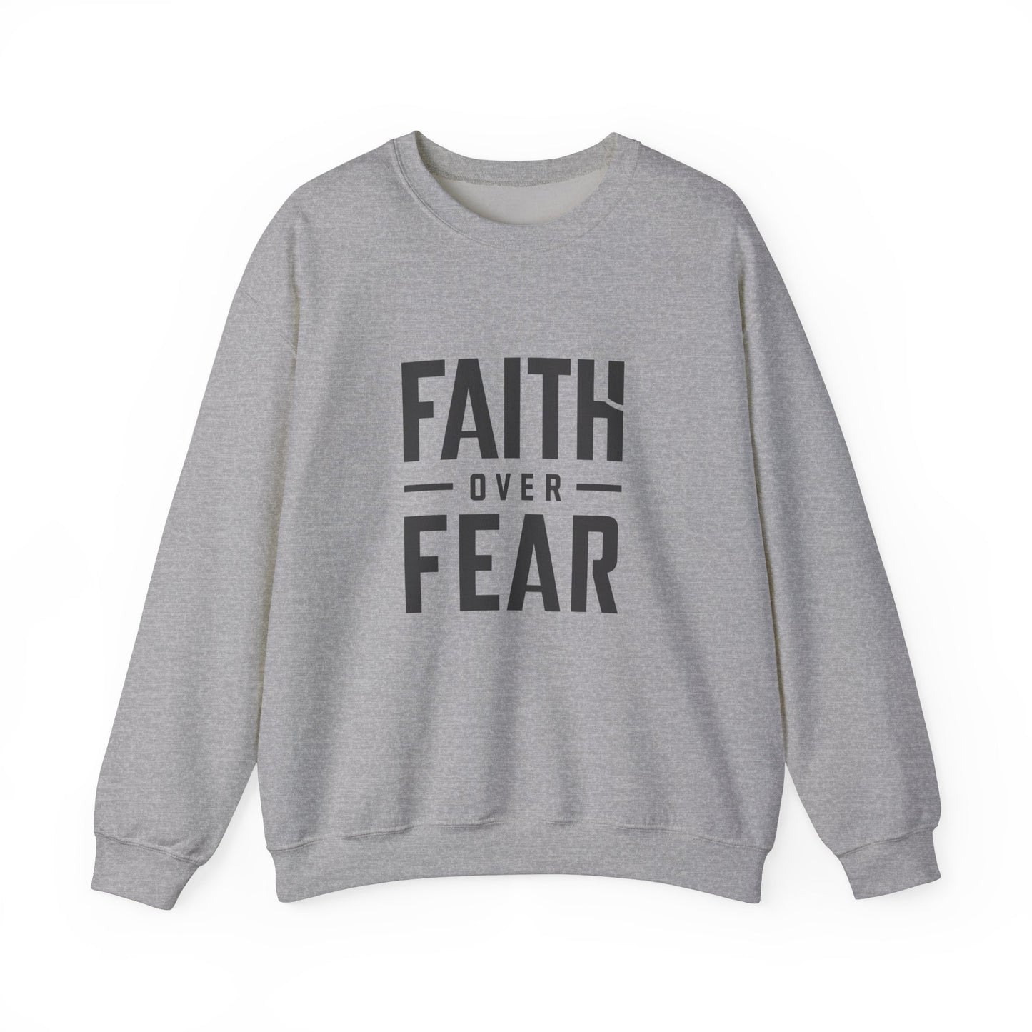 Faith Over Fear Unisex Heavy Blend™ Crewneck Sweatshirt