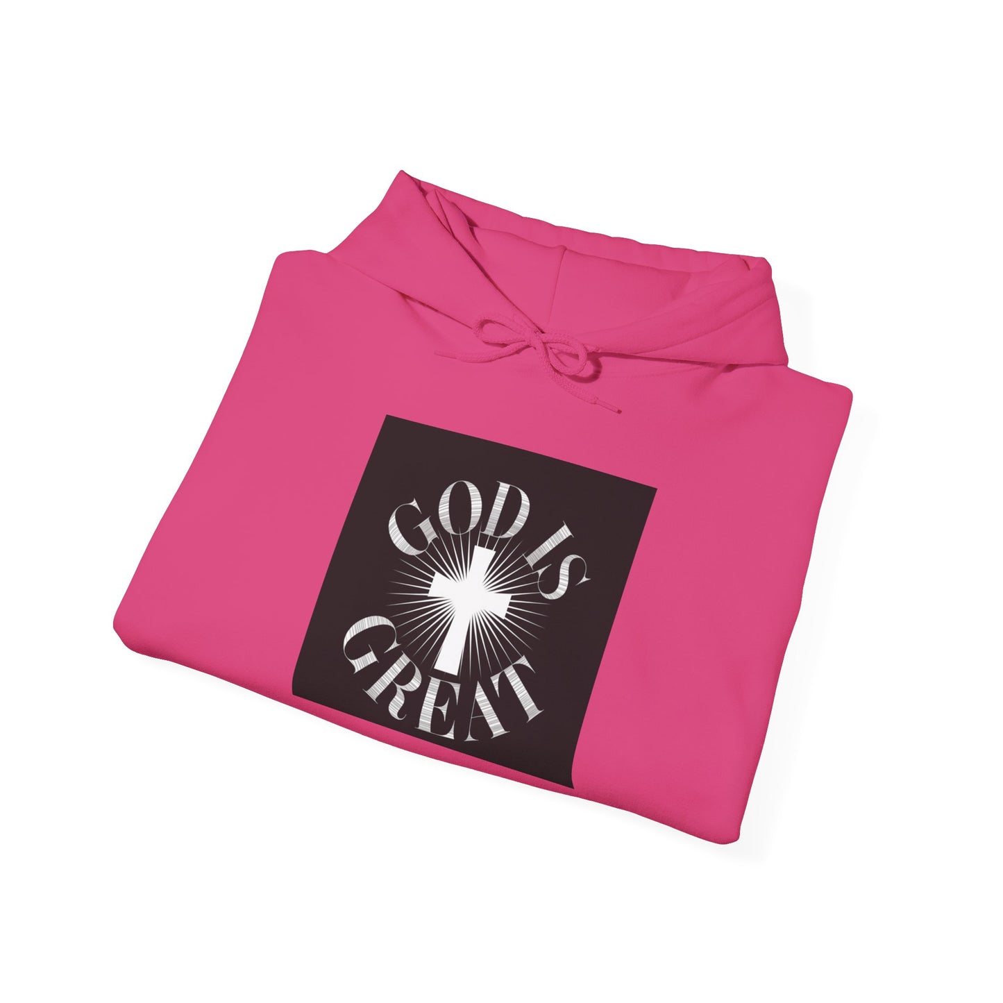 GOD is Great Cross Always Wins Hooded Sweatshirt