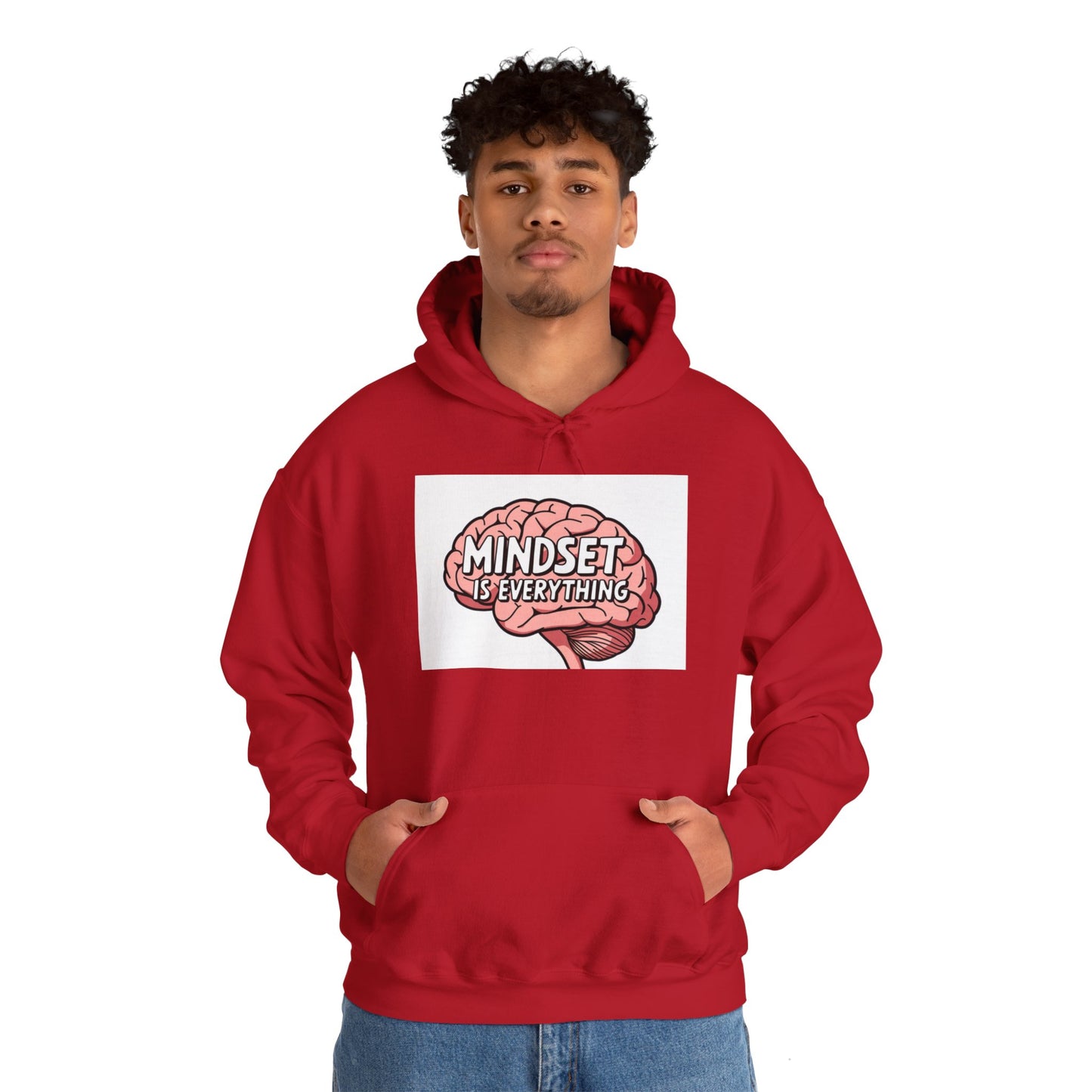 Mindset Is Everything Unisex Heavy Blend™ Hooded Sweatshirt Hoodie Gildan 18500