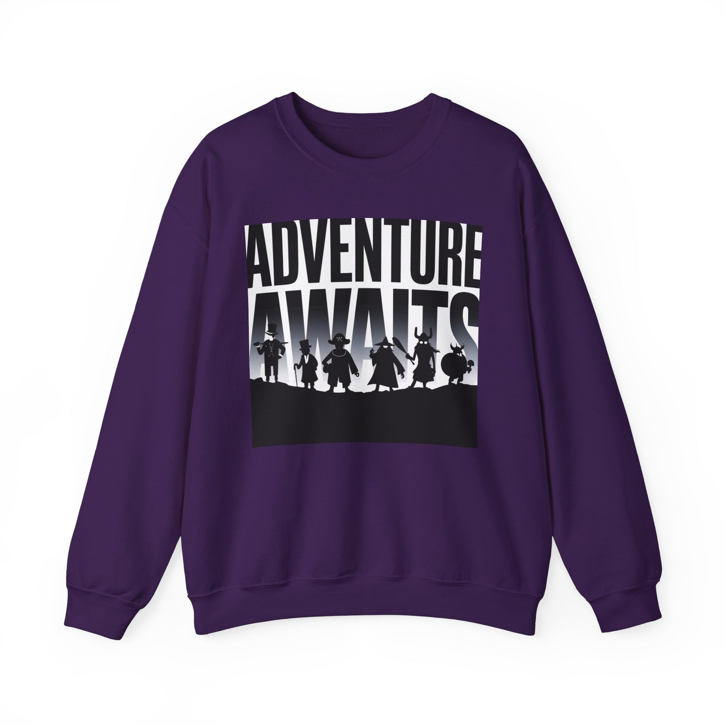 Adventure Awaits Sweatshirt Gildan 18000