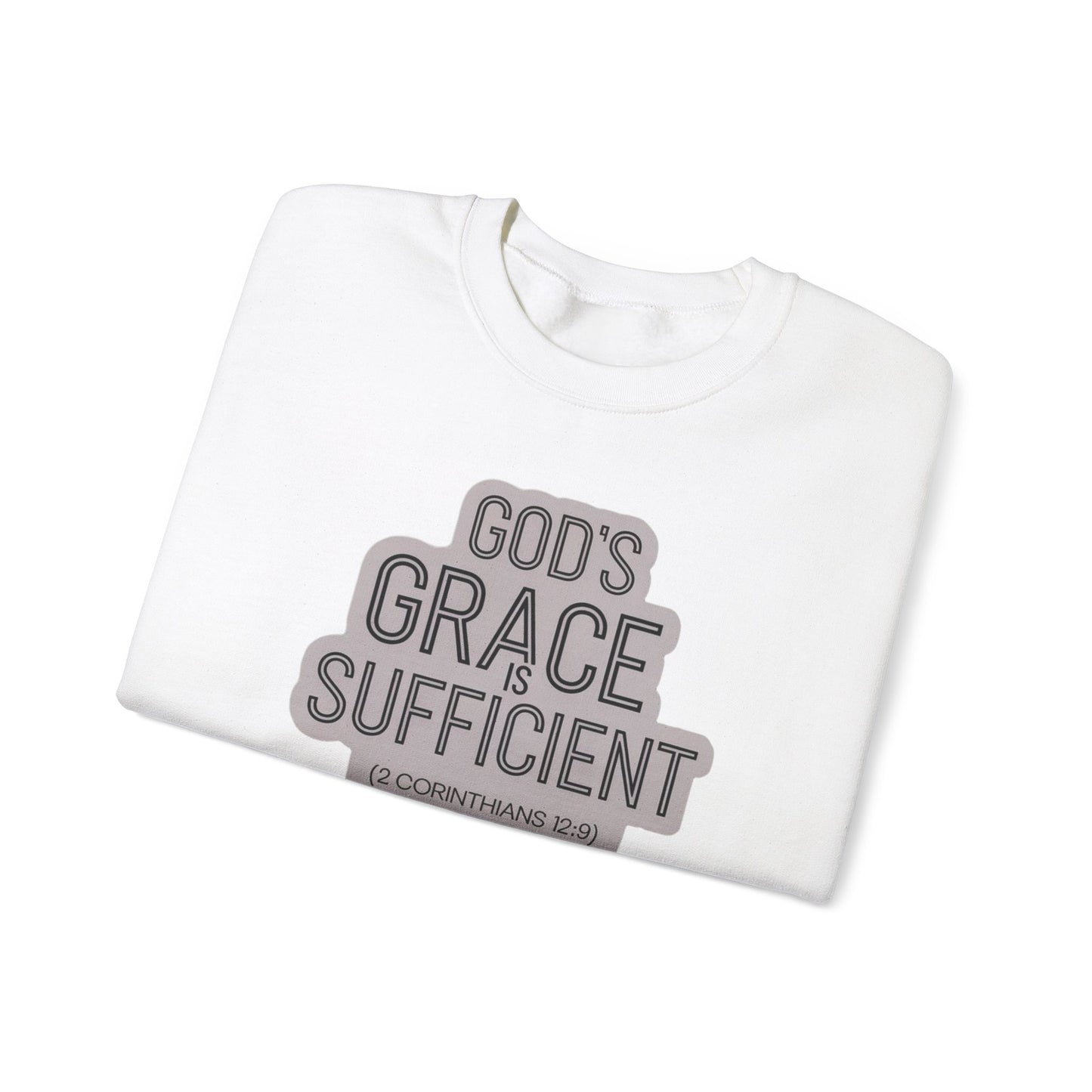 GODS Grace Is Sufficient Unisex Heavy Blend™ Crewneck Sweatshirt