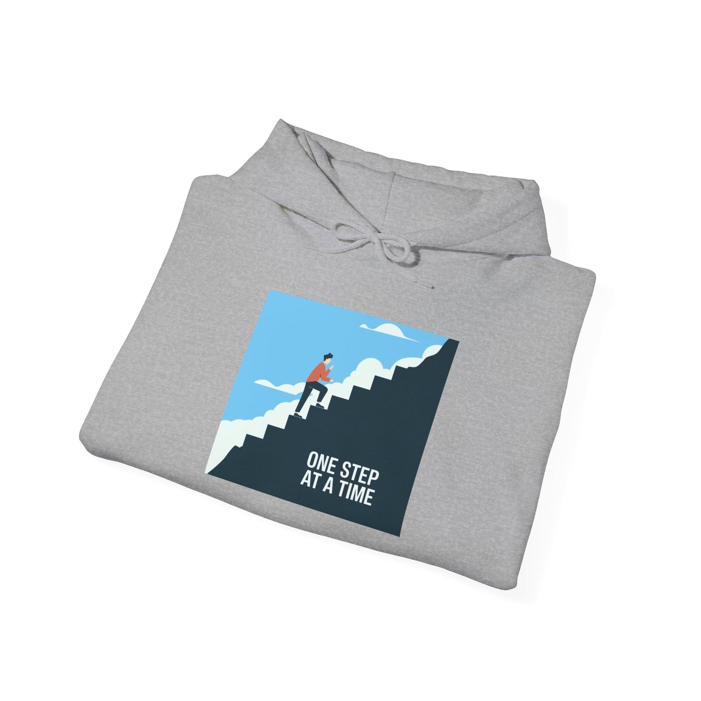 One Step At A Time Unisex Heavy Blend™ Hooded Sweatshirt Hoodie Gildan 18500